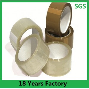 Brown Tan Buff BOPP Packing Tape Water Based Acrylic Adhesive Carton Sealing Tape