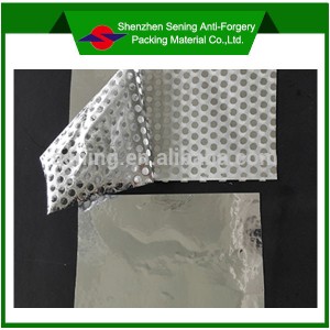 Matt Silver Tamper Evident Void Sticker